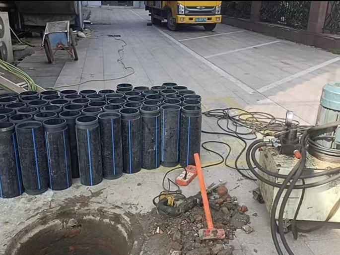 崇义PE置换管厂家 DN315置换管 非开挖管短管置换